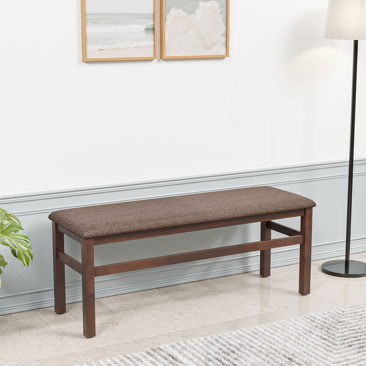 Gem Dining Bench (Cappucino)