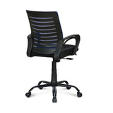 Nilkamal Giza Mid Back Office Chair (Blue & Black)