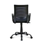 Giza Mid Back Office Chair (Blue & Black)