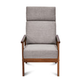 Nilkamal Genoa Solid Wood Arm Chair (Brown)