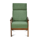 Genoa Solid Wood Arm Chair (Green)