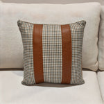 Houndstooth with Straps Fabric & Leatherette 16