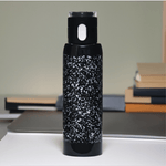 Granite Print 500 ml Sports Water Bottle (Black)