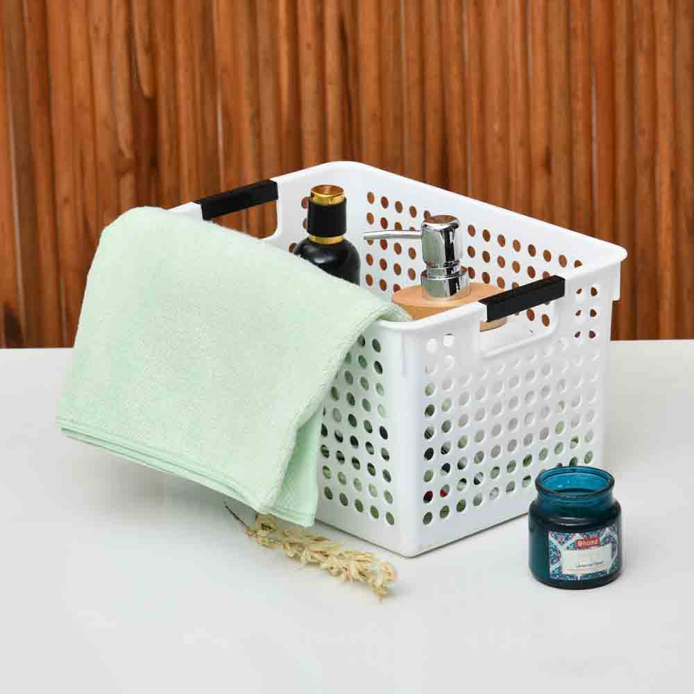 Storage Desk Basket (White)