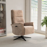 Hover 1 Seater Triple Motor Zero Gravity Electric Recliner (Beige)