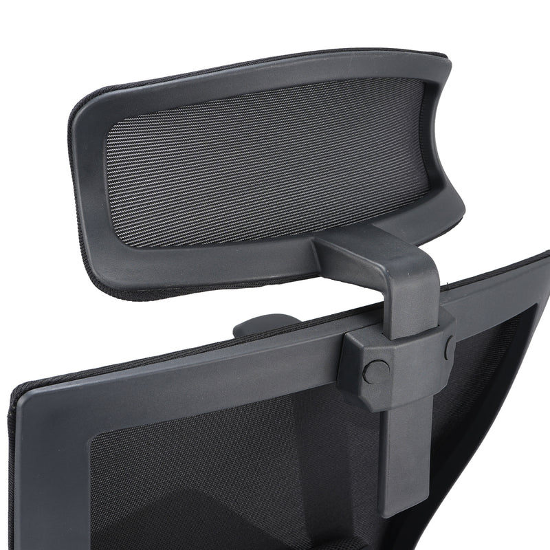 Hexon High Back Mesh with Adjustable Arm Chair (Black)