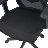 Nilkamal Hexon Mid Back Mesh with Adjustable Arm Chair (Black)