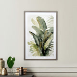 Banana Leaf Canvas Wall Painting (Green)