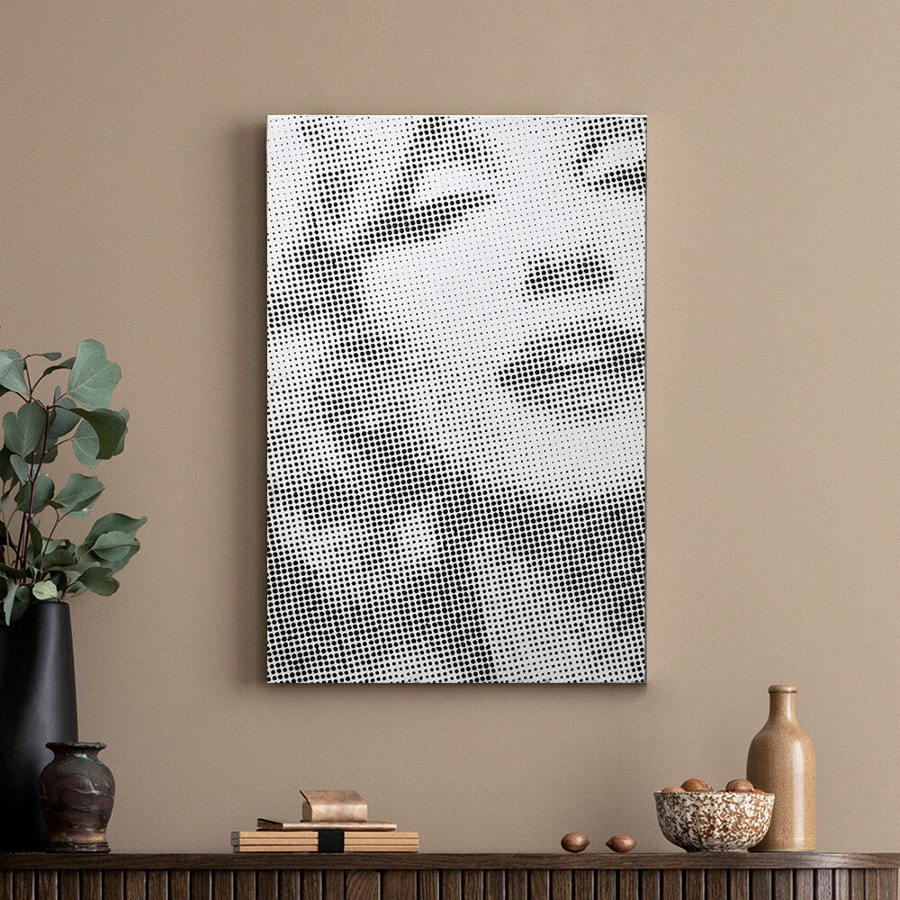 Marilyn Monroe Canvas Wall Painting (Grey & White)