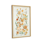 3D Flowers Canvas Wall Painting (Yellow)