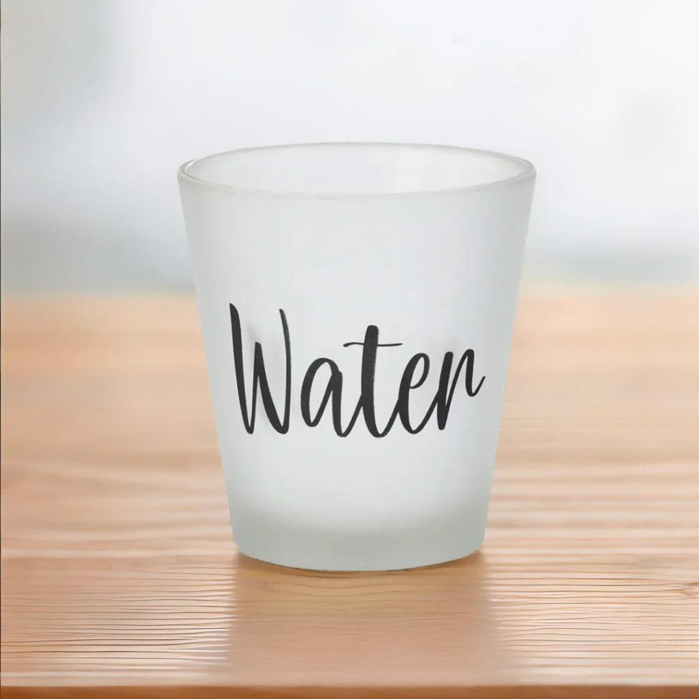 Minimalist 280 ml Water Glass (White & Black)