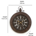 Emperor Wall Clock (Brown)