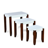 Havana Nest Tables Set of 3 (White)