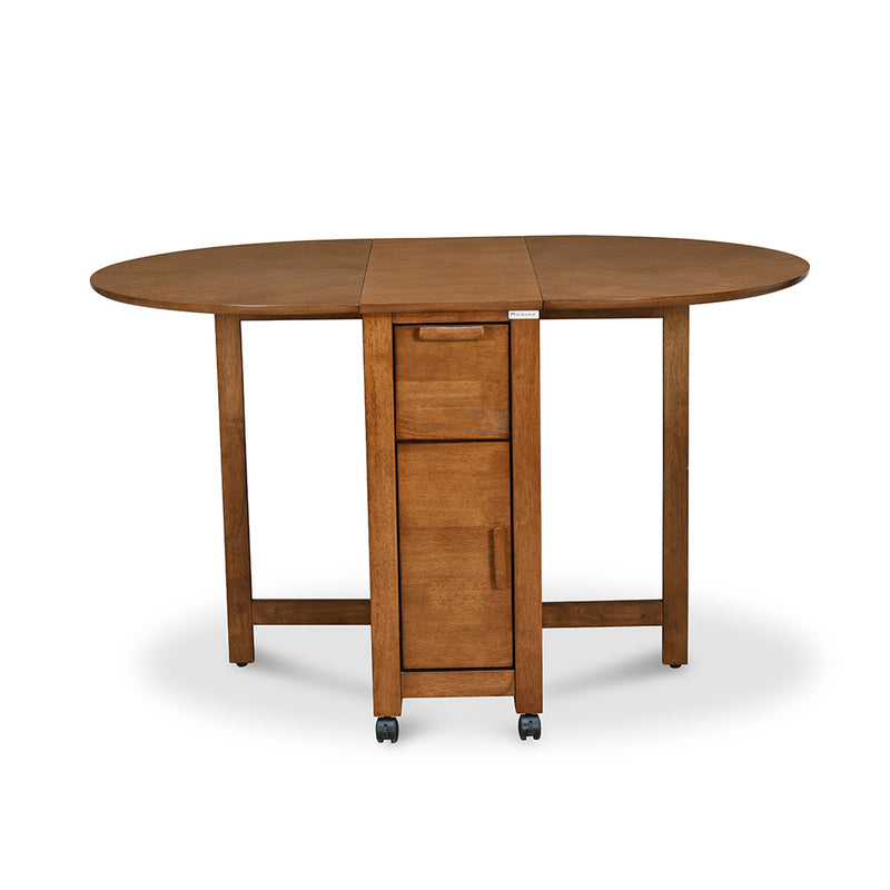 Carven 4 Seater Drop Leaf Dining Table (Walnut)