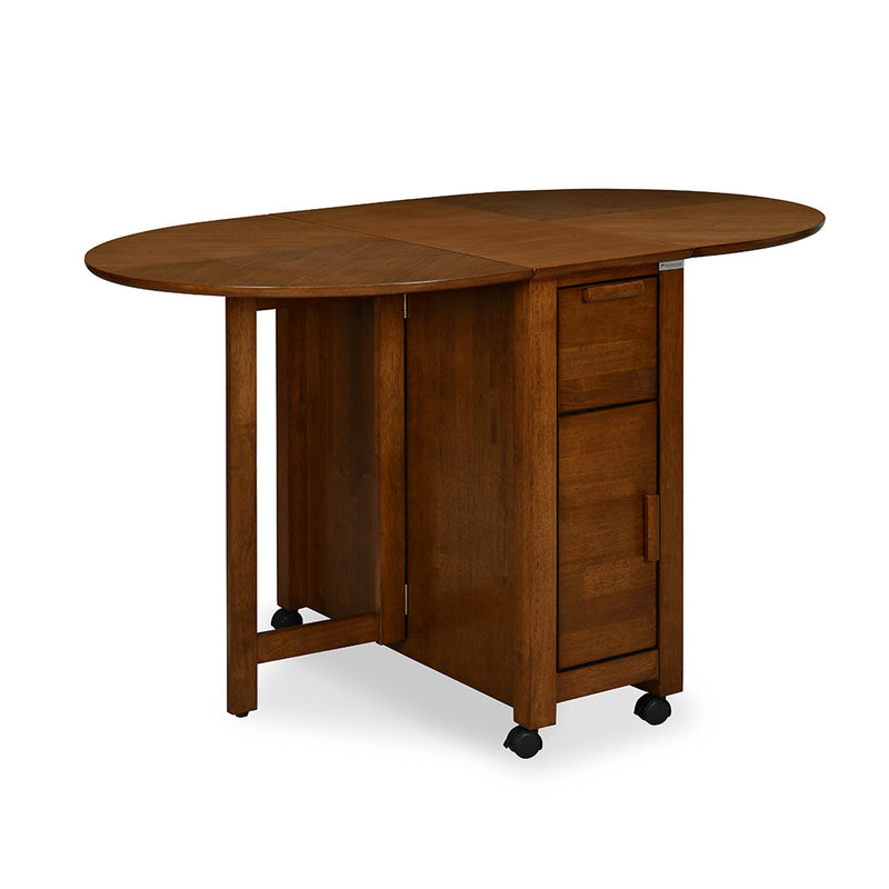 Carven 4 Seater Drop Leaf Dining Table (Walnut)