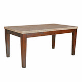 Prince 6 Seater Dining Table (Milan Walnut)