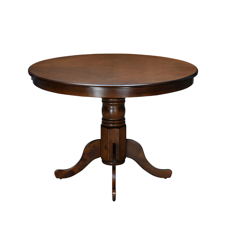 Jazz 4 Seater Round Dining Table (Antique Oak)