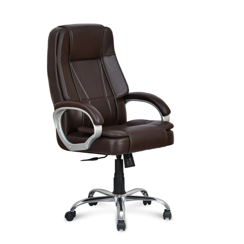 Kyoto High Back Office Chair - Brown