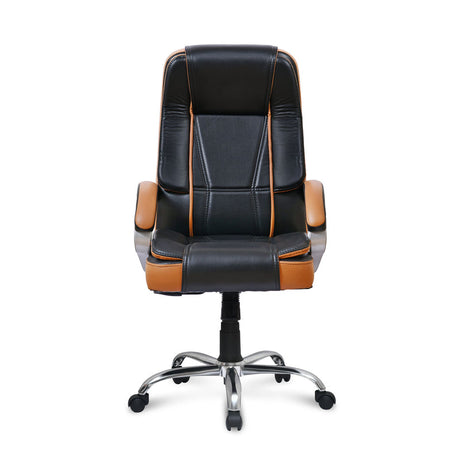 Nilkamal Kyoto High Back Office Chair - Tan and Black