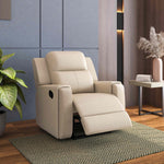 Levon 1 Seater Manual Recliner (Light Beige)