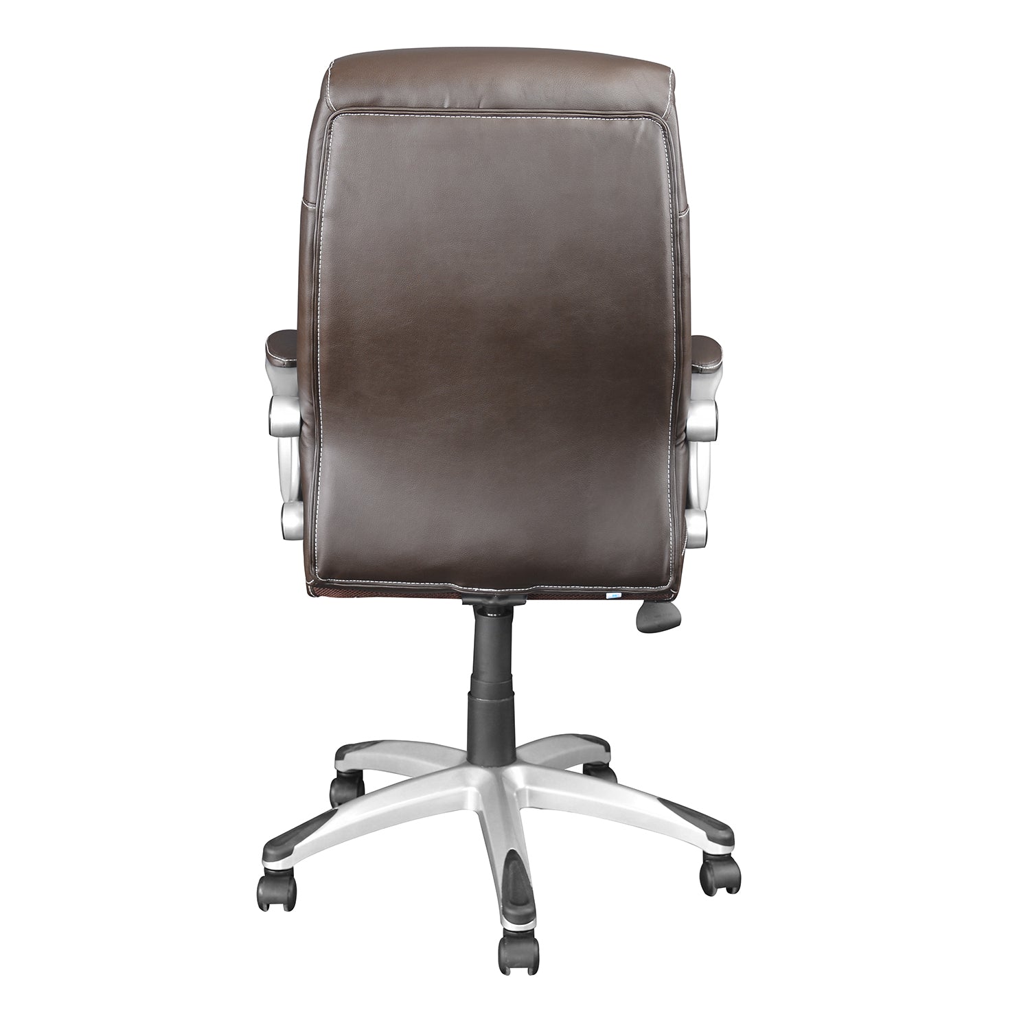 Libra High Back Soft Leatherette Office Chair (Brown)