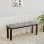 Lindsey 6 Seater Dining Bench (Walnut)