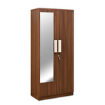 Rova 2 Door Wardrobe with Mirror (Walnut)