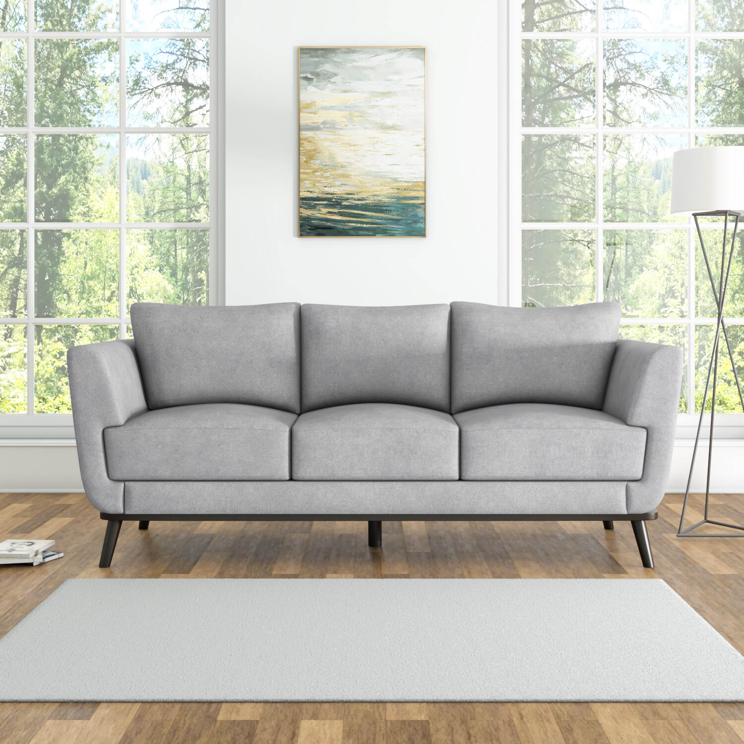 Lydia 3 Seater Sofa (Grey)