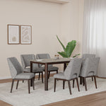 Lindsey 6 Seater Dining Kit (Marble Beige)