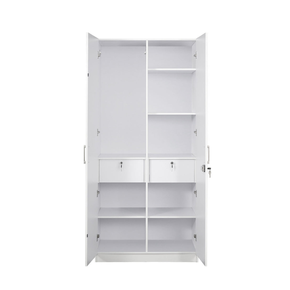 Max 2 Door Wardrobe (Frosty White)