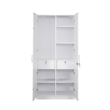 Max 2 Door Wardrobe (Frosty White)