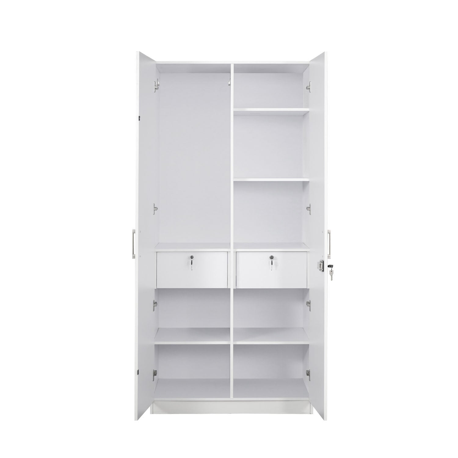 Max 2 Door Wardrobe (Frosty White)