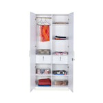 Max 2 Door Wardrobe (Frosty White)