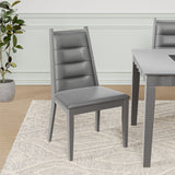 Merlin Dining Chair (Metallic Silver)