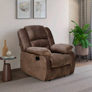 Nilkamal inpro 1 Seater Manual Recliner Brown Minpro1Streclibrn