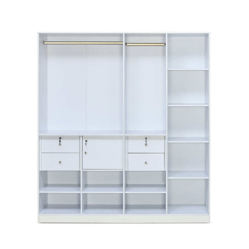 Max 4 Door Wardrobe (Frosty White)