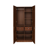 Max 2 Door Wardrobe (Classic Walnut)