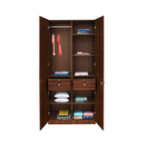 Max 2 Door Wardrobe (Classic Walnut)