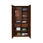 Max 2 Door Wardrobe (Classic Walnut)