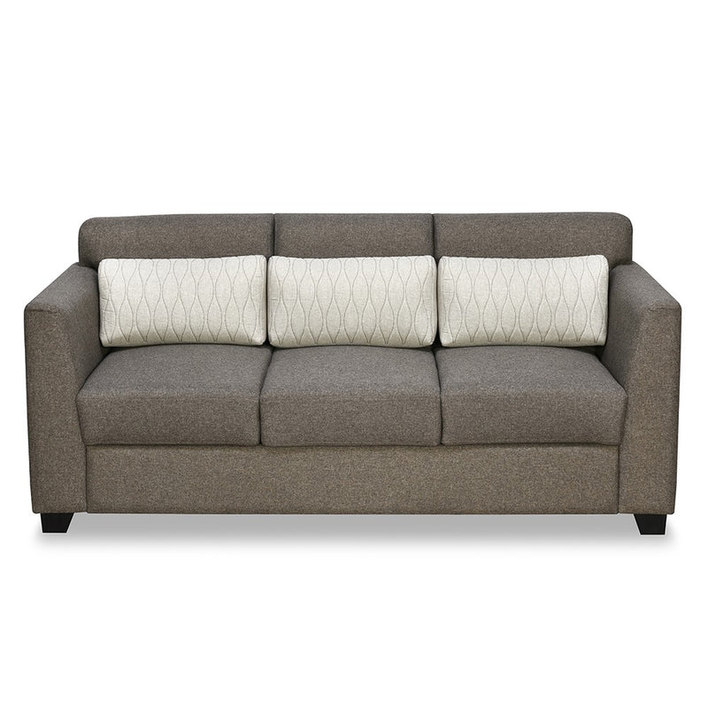 Svelte Plus 3 Seater Sofa with Cushion (Dark Brown)