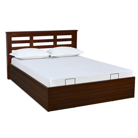 Maple Prime Bed with Semi Hydraulic Storage (Walnut)