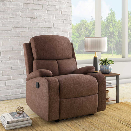 Matt 1 Seater Manual Recliner (Cocoa)