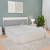 Nilkamal Nix King Bed with Hydraulic Storage (Beige)