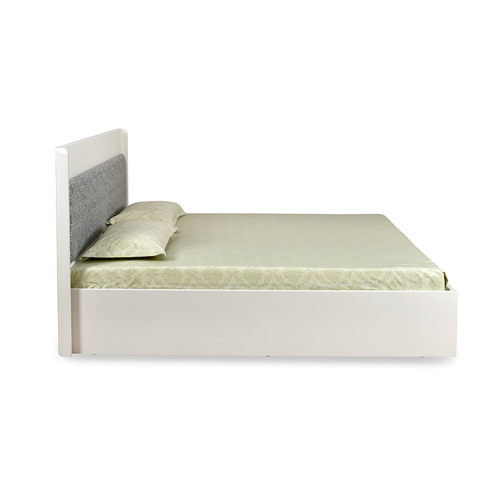 Nix King Bed with Hydraulic Storage (Beige)