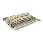 Striped Polyester Single Bedsheet with 1 Pillow Cover (Brown)