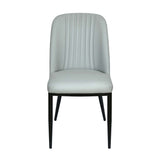 Blenda Dining Chair (Grey & Beige)