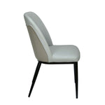 Blenda Dining Chair (Grey & Beige)