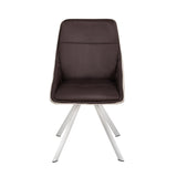 Gavyn Dining Chair (Brown & Light Grey)