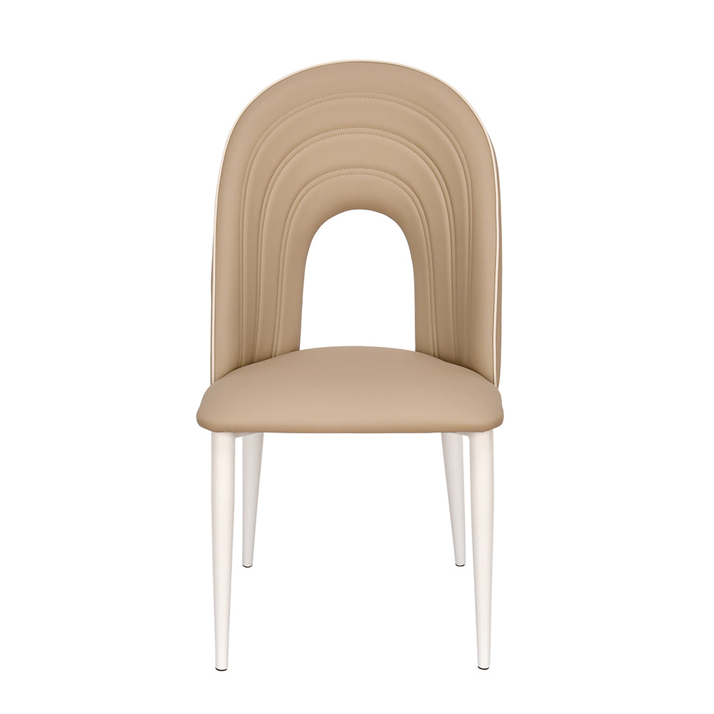 Orrin Dining Chair (Brown & White)