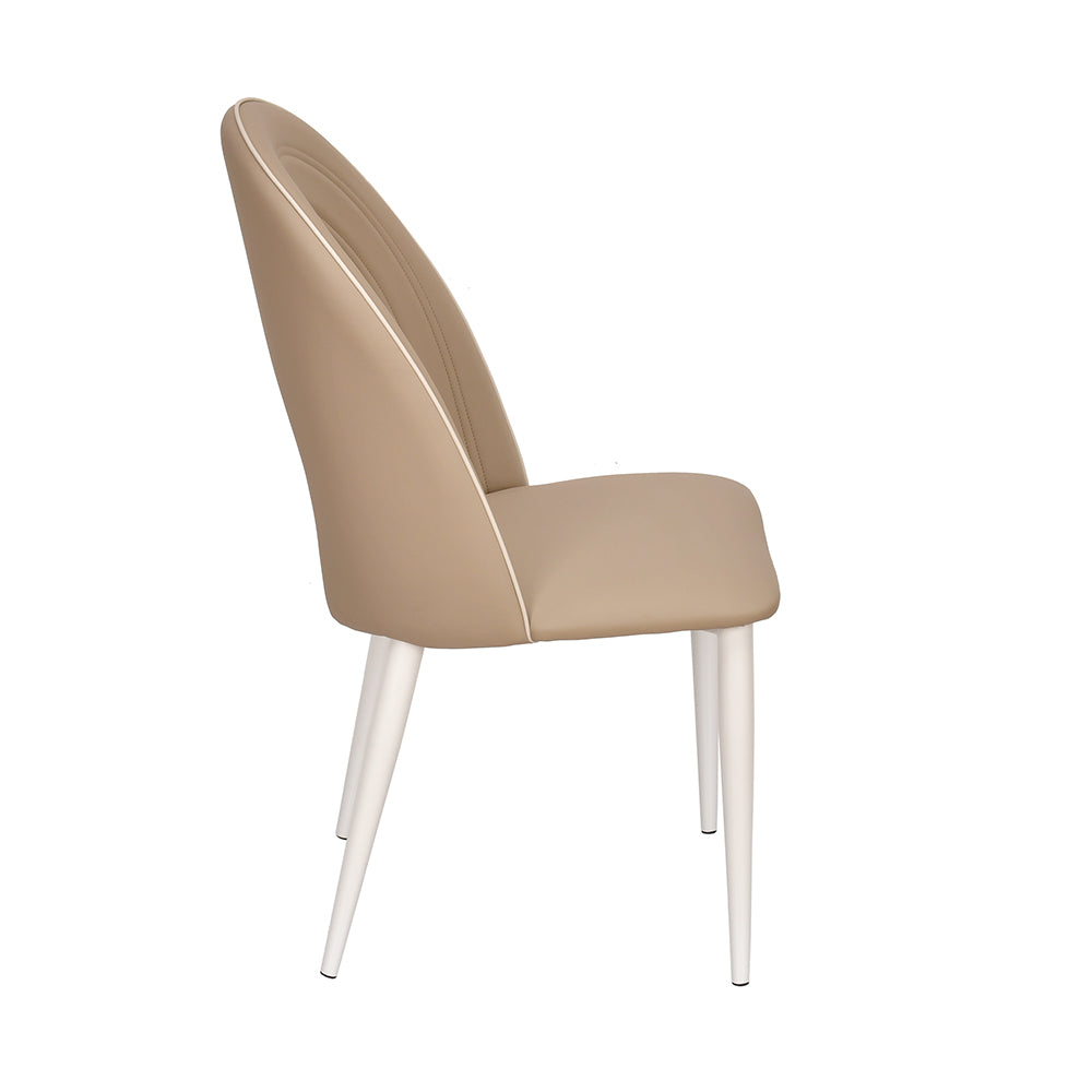 Orrin Dining Chair (Brown & White)